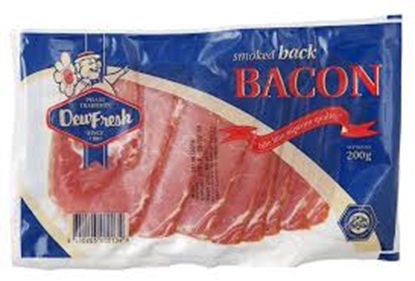 Picture of DEW FRESH BACK BACON 200GR